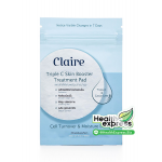 [แบบซอง] Claire Triple C Skin Booster Treatment Pad [1 ซอง บรรจุ 7 แผ่น]