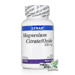 Lynae Magnesium Citrate/Oxide 330 mg. 60 Tabs