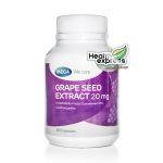Mega We Care Grape Seed 20 mg. 60 Caps เมก้าวีแคร์ เกรพซีด 60 แคปซูล