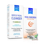COS Gentle Facial Cleanser For Oily And Acne Skin + Sunscreen For All Skin [แพ็คคู่]