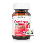 Vistra Cranberry 600 mg. วิสทร้า แครนเบอร์รี่ บรรจุ 30 เม็ด