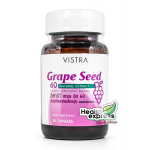 Vistra Grape Seed Extract 60 mg. วิสทร้า เกรพซีด บรรจุ 30 แคปซูล