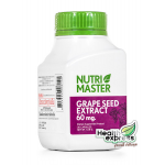 Nutri Master Grape Seed Extract 60 mg. นูทรี มาสเตอร์ เกรป ซีด บรรจุ 30 แคปซูล