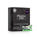 PharmaPure UV Natural Powder SPF 40 ฟาร์มาเพียวร์ ยูวี เนเชอรัล พาวเดอร์ ปริมาณสุทธิ 12 g.